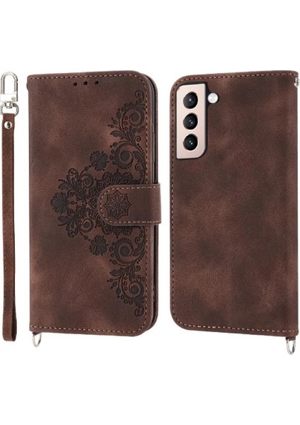 Samsung Galaxy S21 Artı Bileklik Çoklu Kredi Kartı Yuvaları Için Flip Case (Yurt Dışından)