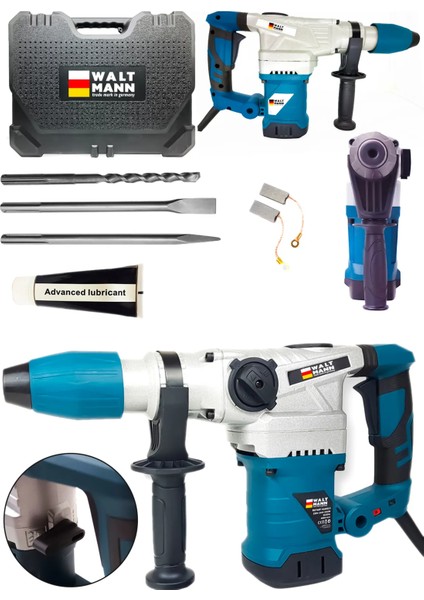 Walt Mann Germany 7 kg 6700 W Profesyonel Delici Kırıcı Hiltigermany 7 kg 6700 W Profesyonel Delici Kırıcı Hilti
