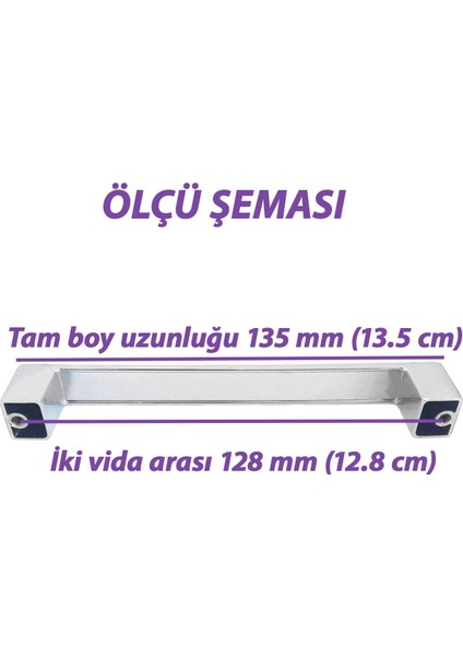 15 Adet Bihter Desenli Kulp 128 mm Krom Mutfak Kulbu Çekmece Dolap Kapak Kulbu Metal fiyatları