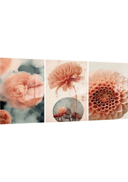 Temperli Gerçek Cam Tablo Seti Soft Yıldız Çiçeği Tasarımı fiyatları