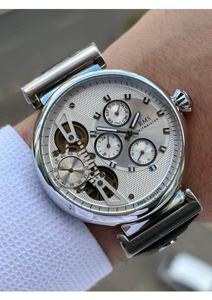 Romanson Deri Kordon Iç Fonksiyonları Aktif Özel Seri 5 Atm Suya Dayanıklı Erkek Kol Saati AG1270.02