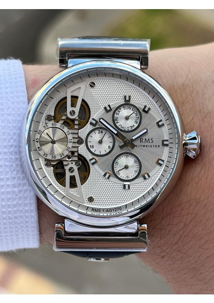 Romanson Deri Kordon Iç Fonksiyonları Aktif Özel Seri 5 Atm Suya Dayanıklı Erkek Kol Saati AG1270.02 fiyatları