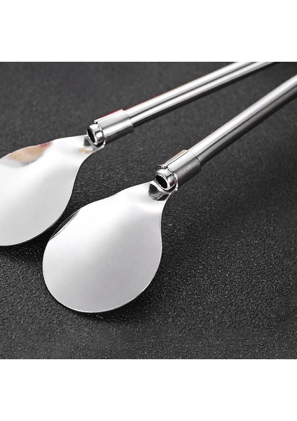 Çelik 22 cm Kokteyl Karıştırma Kahve Latte Karıştırma Barmen Kaşığı CIN759BY