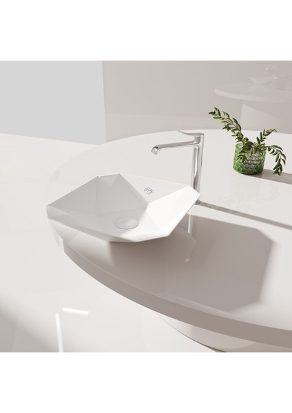 RB040 Ruby Tezgah Üzeri Lavabo 40 x 40 cm