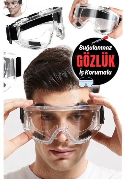 Ferah ve konforlu iş güvenlik gözlüğü, bisiklet ve sanayi kullanımına uygun modelleri