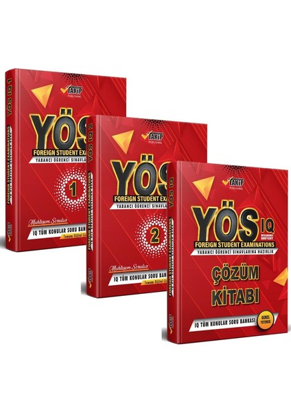 2023 YÖS Genel Yetenek Tüm Konular Muhteşem Soru Bankası Seti 3 Kitap