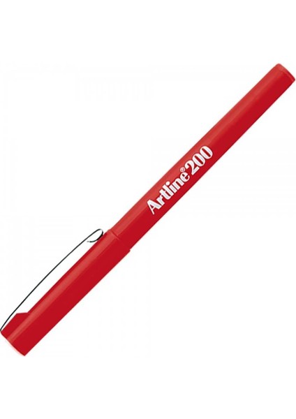 Keçe Uçlu Yazı Kalemi Uç:0,6mm Kırmızı 210N