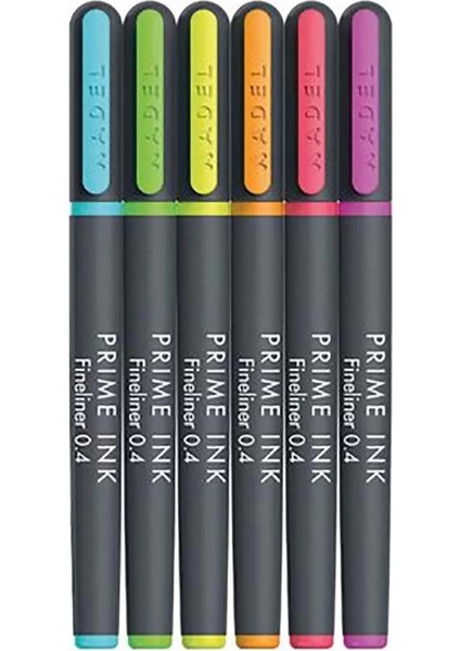 Prime Fineliner 6’lı Neon 2201000100000