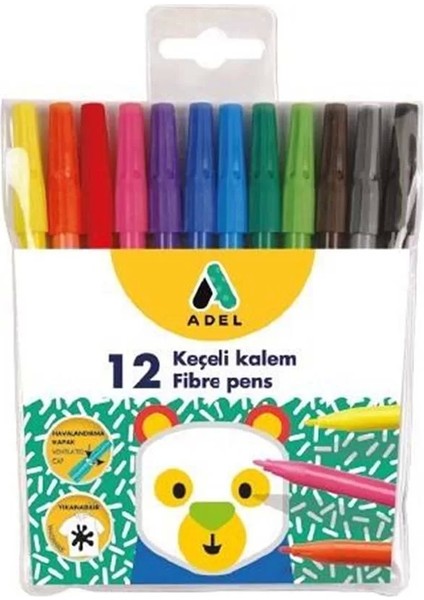 Keçeli Kalem 12 Renk