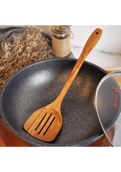 Ajourée En Bois Spatule À Manche Long Pour La Dining (Yurt Dışından)