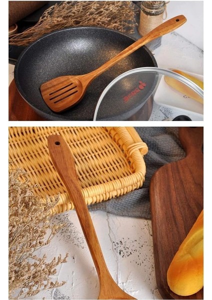 Ajourée En Bois Spatule À Manche Long Pour La Dining (Yurt Dışından)