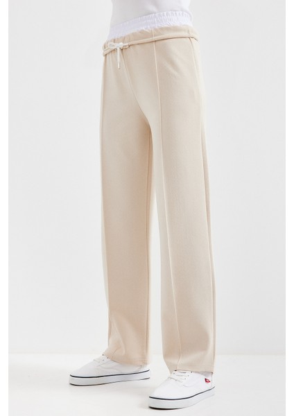 6662 Çımalı Pantolon - Krem indirimleri