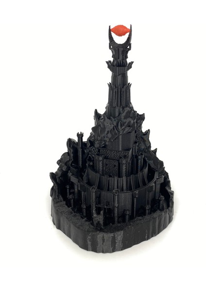Yüzüklerin Efendisi Barad Dur Kulesi Kara Kule Lotr Dekoratif Biblo Orta Dünya 18CM