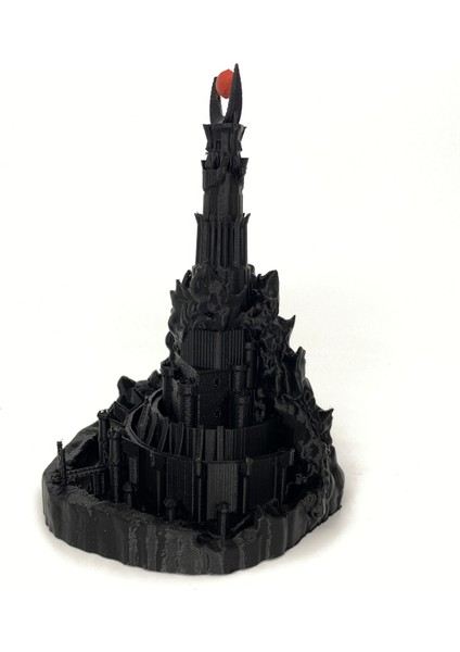 Yüzüklerin Efendisi Barad Dur Kulesi Kara Kule Lotr Dekoratif Biblo Orta Dünya 18CM modelleri
