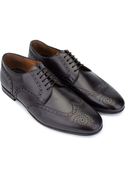 Erkek Deri Kahverengi Klasik Ayakkabı 981 0801046 Erk Ayk Y24 T.Moro fiyatları