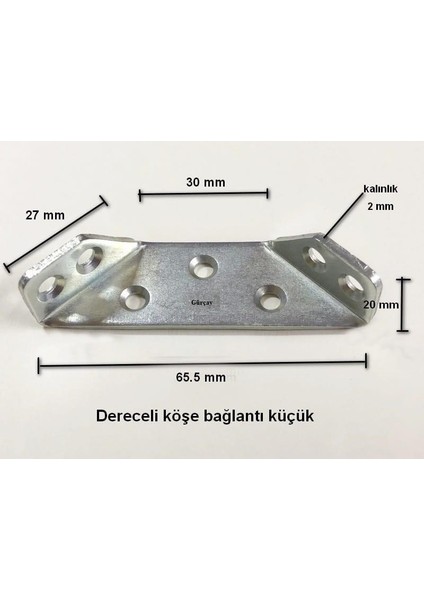 Gürçay Hırdavat Dereceli Köşe Bağlantı Aparatı - 8 Adet