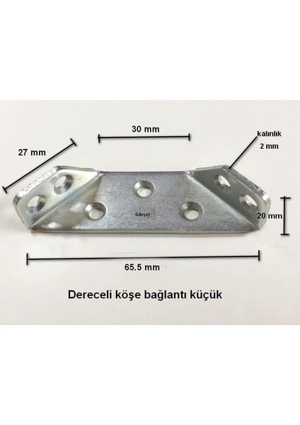 Gürçay Hırdavat Dereceli Köşe Bağlantı Aparatı - 8 Adet