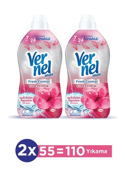 Max Fresh Control Çiçek Ferahlığı 1.32L  (2'li Set) (2x1.32L)