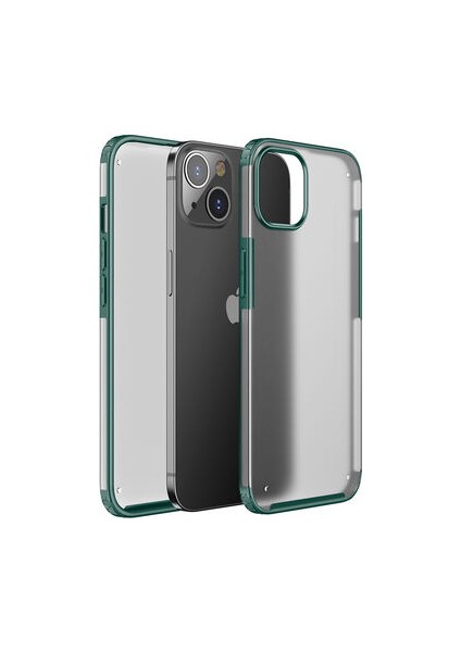 iPhone 13 Mini Sert Yapılı ve Köşe Korumalı Arkası Buğulu Şık Volks Premium Kılıf