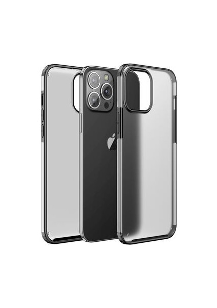 iPhone 13 Pro Max Kılıf Köşeleri Airbagli ve Sert Yapılı Mat Halozen Premium Kapak