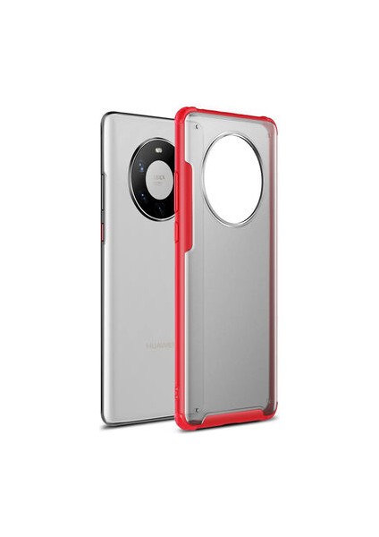 Huawei Mate 40 Pro Kılıf Ultra Köşe Koruması Sağlayan Arkası Mat Saydam Corvex Premium Kapak