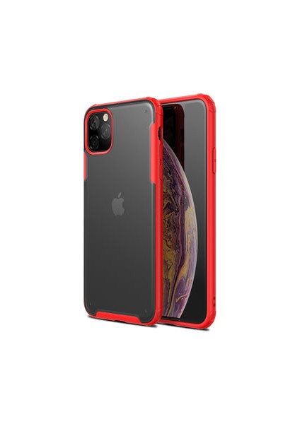 iPhone 11 Pro Max Sert Yapılı ve Köşe Korumalı Arkası Buğulu Şık Volks Premium Kılıf
