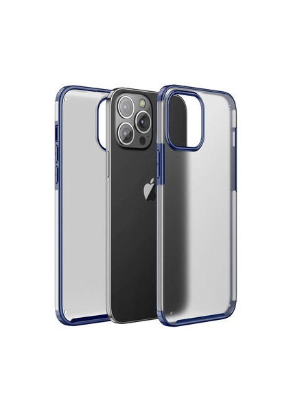 iPhone 13 Pro Sert Yapılı ve Köşe Korumalı Arkası Buğulu Şık Volks Premium Kılıf