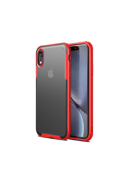 iPhone Xr Sert Yapılı ve Köşe Korumalı Arkası Buğulu Şık Volks Premium Kılıf