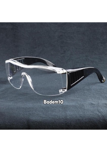 12 adet şeffaf koruyucu gözlük, UV, lazer ve laboratuvar kullanımı için ideal fiyatları