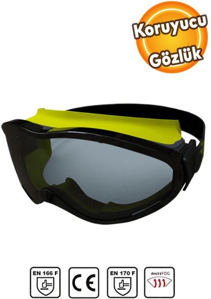 Güvenlik Gözlüğü, UV Koruma, Buğulanmaz, Füme, Koruyucu, İş Güvenliği için Ideal