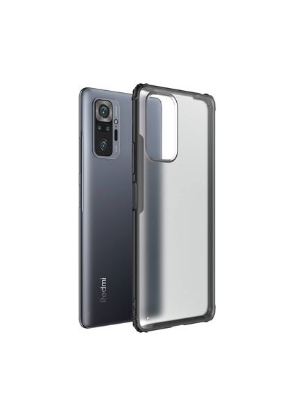 Redmi Note 10 Pro Sert Yapılı ve Köşe Korumalı Arkası Buğulu Şık Volks Premium Kılıf