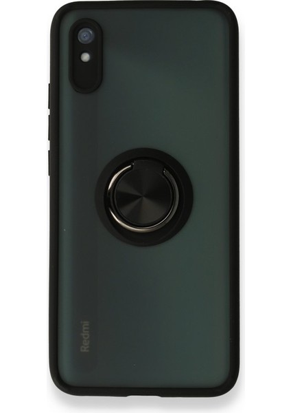Xiaomi Redmi 9A Kılıf Montreal Yüzüklü Mat Kapak