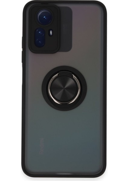 Xiaomi Redmi Note 12S Kılıf Montreal Yüzüklü Mat Kapak