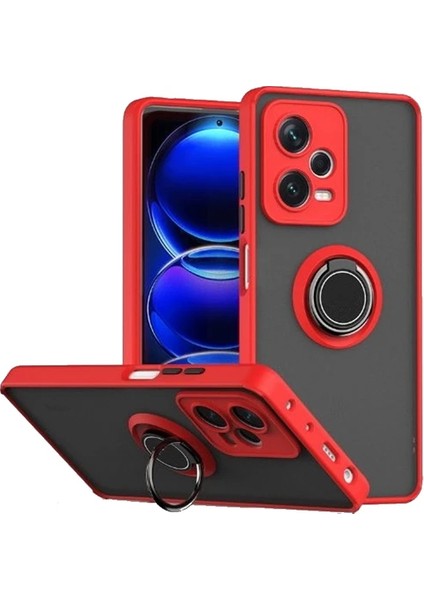 Xiaomi Redmi Note 12 Pro Plus Kılıf Montreal Yüzüklü Mat Kapak