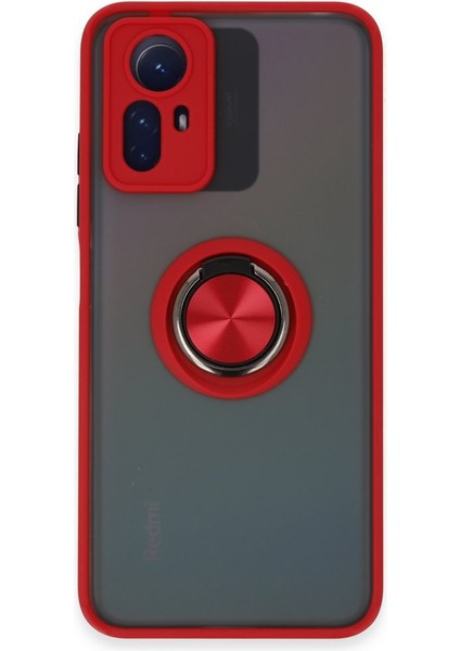 Xiaomi Redmi Note 12S Kılıf Montreal Yüzüklü Mat Kapak