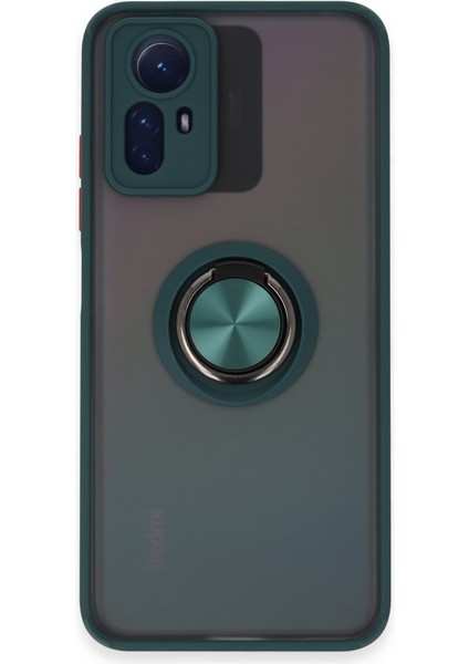 Xiaomi Redmi Note 12S Kılıf Montreal Yüzüklü Mat Kapak