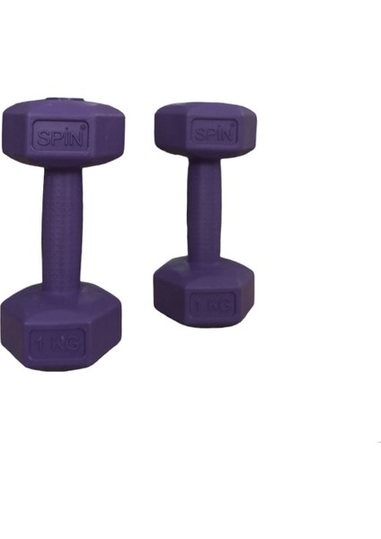 Ckspor 2'li Dambıl Seti 1 kg x 2 Adet Plastik Dambıl Ağırlık Seti Köşeli fırsatları