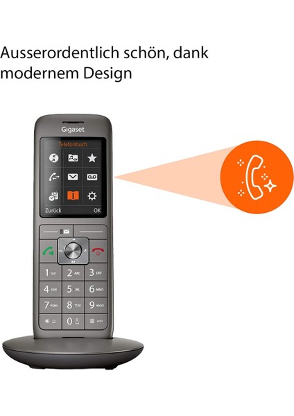 CL660 Duo 2 Ahizeli Renkli Ekran Telsiz Telefon