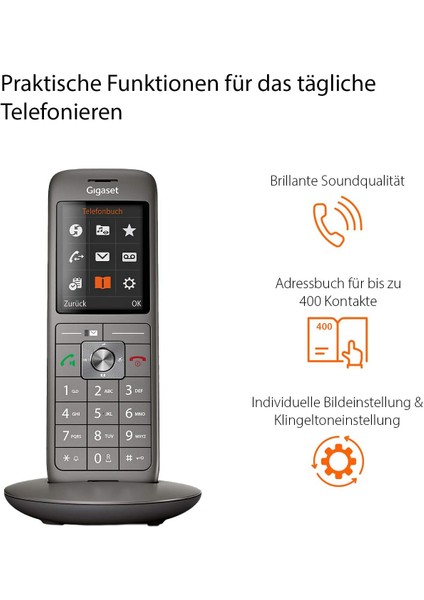 CL660 Duo 2 Ahizeli Renkli Ekran Telsiz Telefon