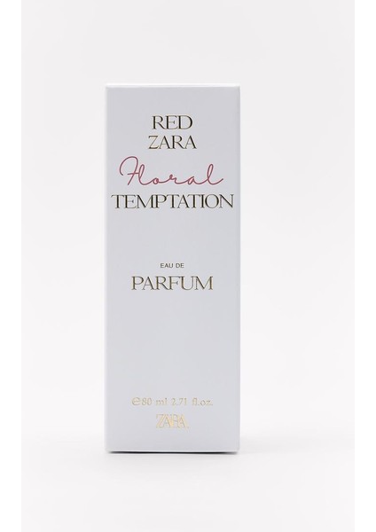 RED ZARA FLORAL TEMPTATION EDP 80 ML