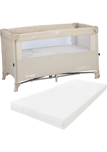 Looks 5 In 1 Anne Yani Park Yatak Oyun Parkı+Yatak 60x120