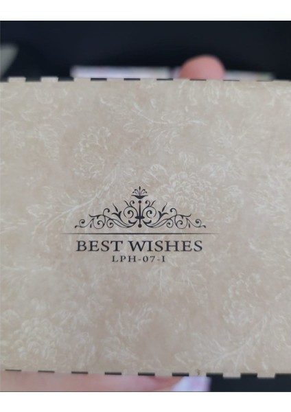 Karton Hediyelik Kutu Bisiklet Kelebek Çiçek Rastgele 10X7X6CM Ahşappp Best Wish Koleksiyon 1 Adet