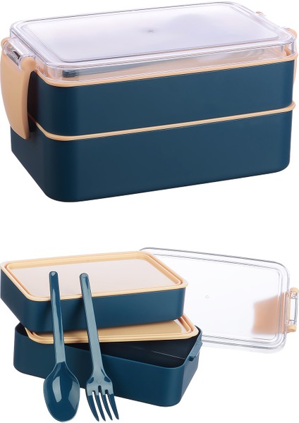 Fely 900 ml Beslenme Kabı Seti & Saklama Kabı & Lunch Box