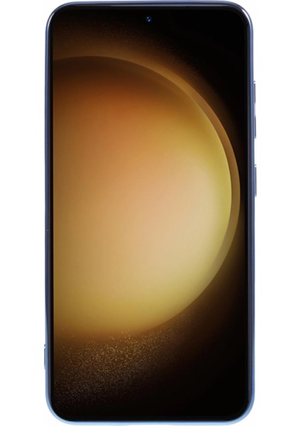 Samsung Galaxy S23 Kılıf Galvanik Darbeye Dayanıklı Tpu Telefon Kılıfı, Askı-Mavi Için (Yurt Dışından)