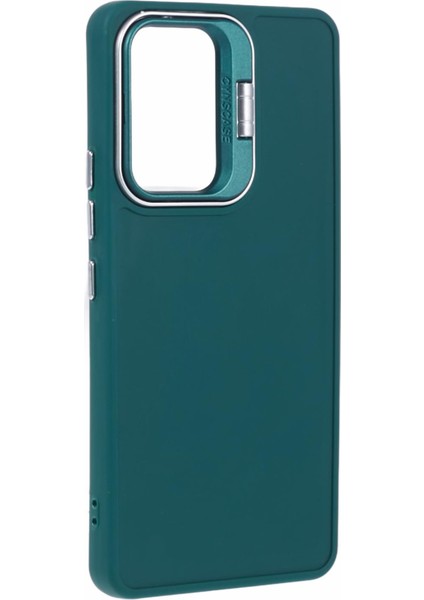Samsung Galaxy A53 5g Silikon Kılıf Koruyucu Telefon Kılıfı Lensli Kickstand-Ordu Yeşili (Yurt Dışından) modelleri
