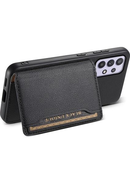 Samsung Galaxy A32 5g Kılıf 5 Kart Yuvaları Kickstand Darbeye Dayanıklı Telefon Kapağı-Siyah (Yurt Dışından) modelleri