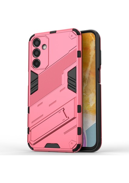 Samsung Galaxy M15 5g Kılıf Için Kickstand Çizilmez Pc + Tpu Zırh Telefon Kapağı-Gül (Yurt Dışından)