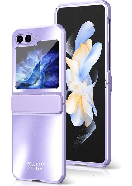 Samsung Galaxy Z Flip6 5g Kılıf Galvanik Pc Sert Telefon Kapağı-Mor Için (Yurt Dışından)