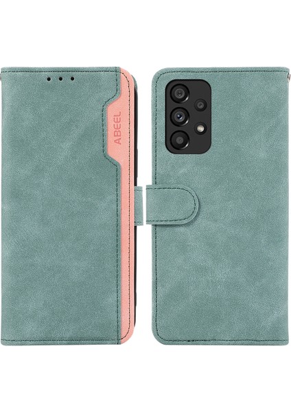 Samsung Galaxy A23 4G/A23 5g (Global Versiyon) Çizilmez Telefon Kılıfı Rfıd Engelleme Cüzdan-Bebek Mavisi Için Pu Deri Kapak (Yurt Dışından)