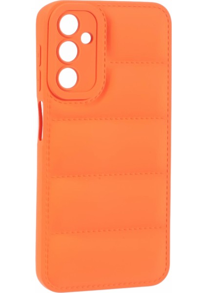 Samsung Galaxy A24 4G(162,1 x 77,6 x 8,3mm) Kılıf Aşağı Ceket Tasarımı Kalu Tpu Telefon Kapağı-Turuncu (Yurt Dışından)